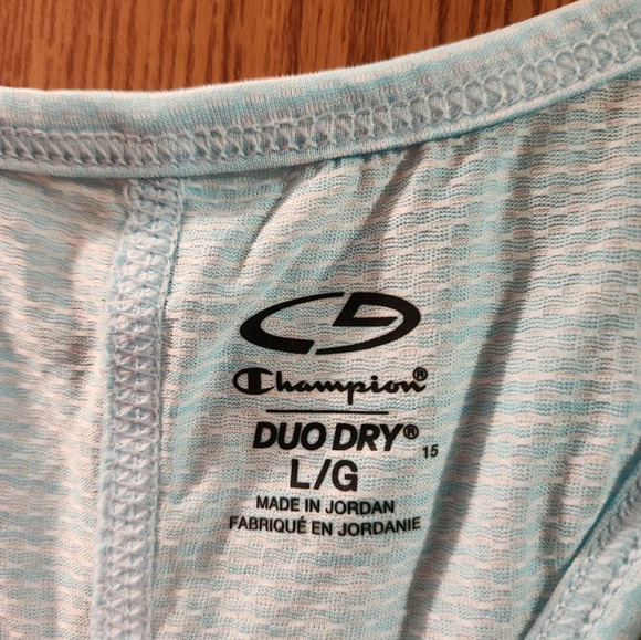 Champion Size Large Blue Women's Racerback Tank Top - Picture 4 of 8